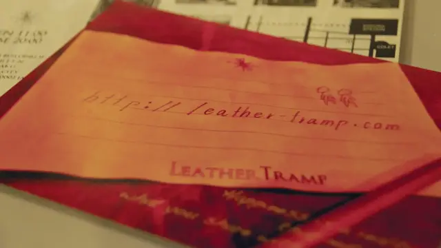 Leather Trampのショップカード