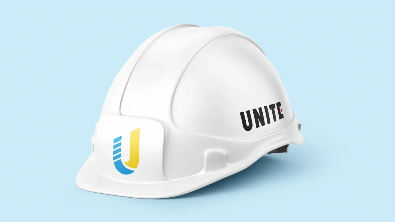 株式会社UNITEのヘルメット展開イメージ